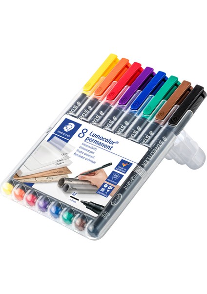 & WizDesign 317 Lumocolor Permanent Marker M – Orta Uç (4, 6 Veya 8’li Set)