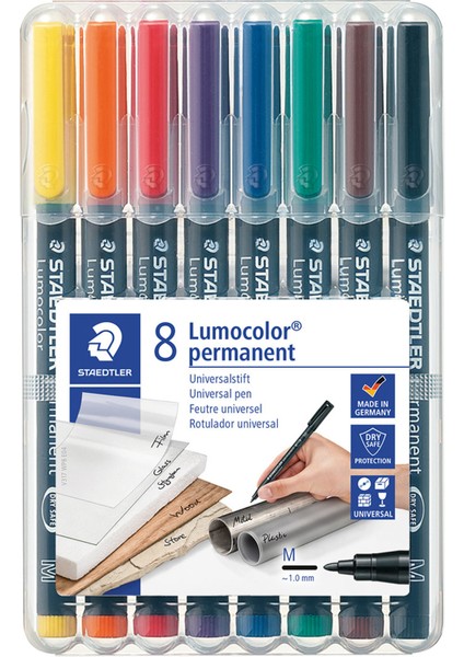 & WizDesign 317 Lumocolor Permanent Marker M – Orta Uç (4, 6 Veya 8’li Set) fiyatları