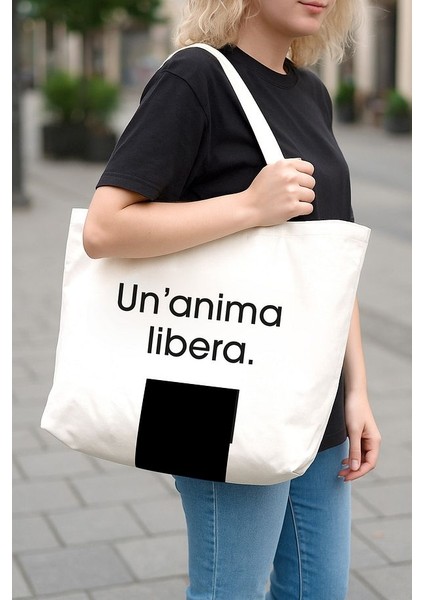 çift Yön Kullanılabilen Canvas Çok Amaçlı Plaj Çanta