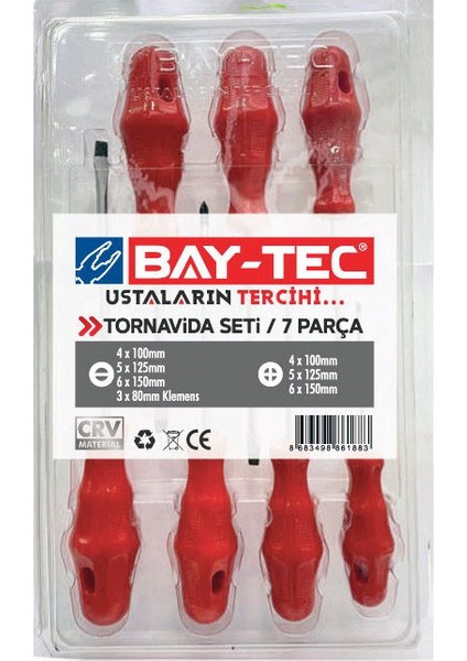 MK4508-04 Tornavida Seti 7 Parça
