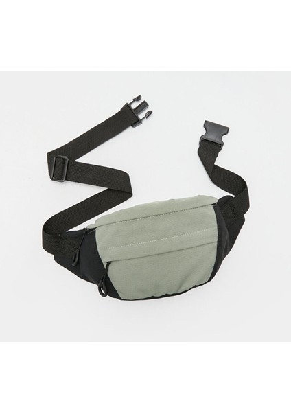 Yeşil Çok Amaçlı Bel ve Omuz Çantası, Cepli, Çapraz Kullanım