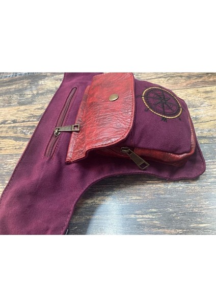 Nakışlı Çok Cepli Günlük Bel Çantası, Şık ve Kullanışlı Seyahat Aksesuarı modelleri