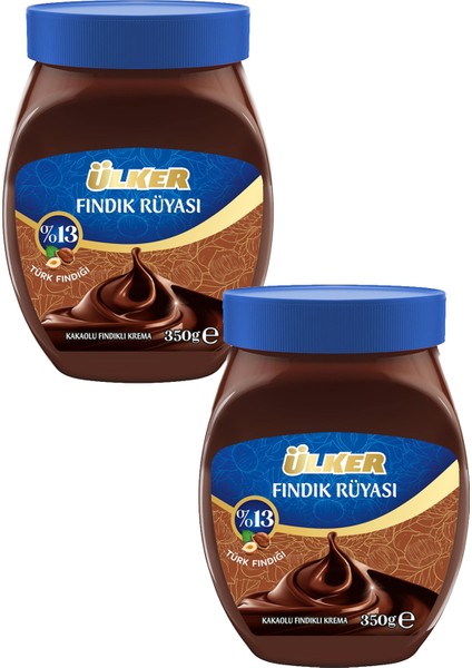Fındık Rüyası Kakaolu Fındık Kreması 350 gr x 2 Adet