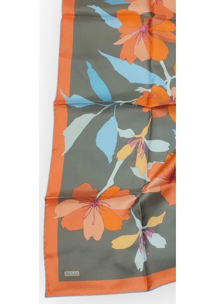 Saf Ipek Kadın Eşarp Çiçek Desenli Tesettür Giyim fiyatları