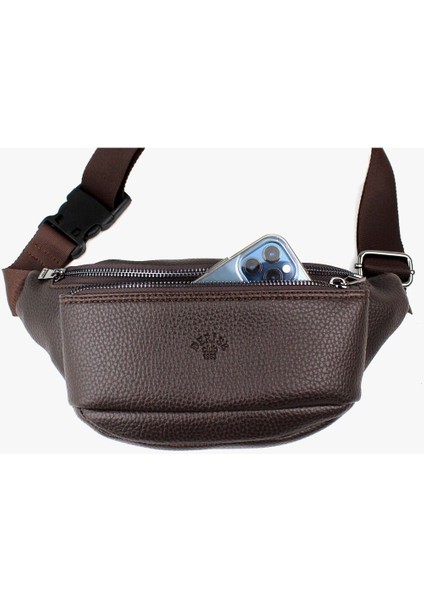 Kahverengi Erkek Çok Cepli Omuz ve Bel Çantası, Şık ve Kullanışlı Tasarım fırsatları