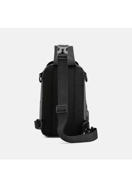 Gri Çok Fonksiyonlu Su Geçirmez USB Girişli Erkek Bel ve Sırt Çantası modelleri