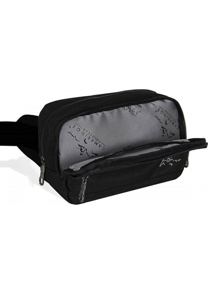 Şık Siyah Bel Çantası, Günlük ve Spor Kullanımına Uygun, Hafif ve Dayanıklı