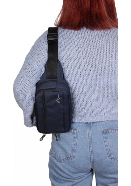 Şık Siyah Bel Çantası, Günlük ve Spor Kullanımına Uygun, Hafif ve Dayanıklı