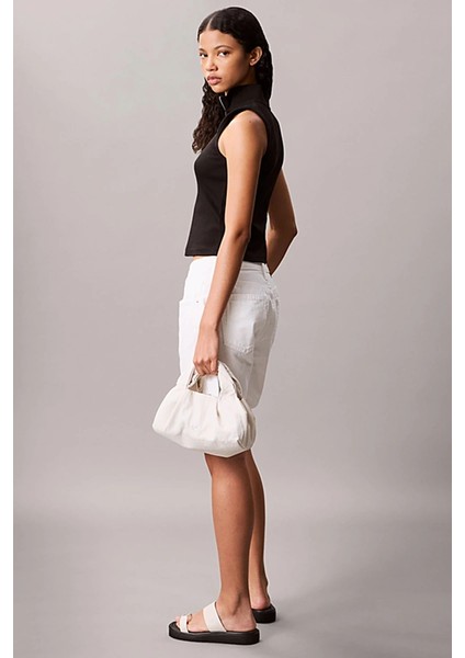 Kadın Etiketli Kolsuz Yarım Fermuarlı Siyah Bluz LV047C909G-UB1 modelleri