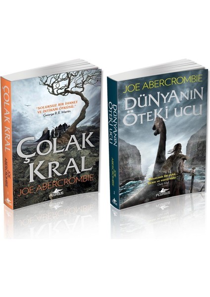 Parçalanmış Deniz Serisi 2 Kitap Set - Çolak Kral + Dünyanın Öteki Ucu & Joe Abercrombie modelleri