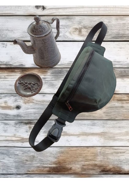 Hakiki Deri Vintage Unisex Bel Çantası, Şık ve Dayanıklı Tasarım, Kullanışlı ve Rahat.