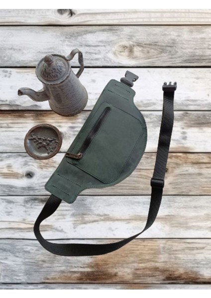 Hakiki Deri Vintage Unisex Bel Çantası, Şık ve Dayanıklı Tasarım, Kullanışlı ve Rahat. indirimleri