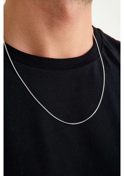 925 Ayar Gümüş Unisex Gurmet Zincir Kolye 1.3 mm 60 cm fiyatları