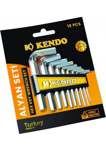 Kendo Alyan (Allen) Anahtar Seti Vakumlu Kas 901 fiyatları