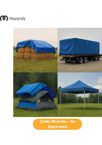 3X25 Metre Çadır Branda Su Geçirmez Dayanıklı Açık Alan Brandası modelleri