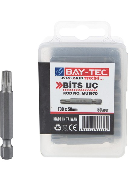 Torks Bits Uç T30X50 MU1970 fiyatları