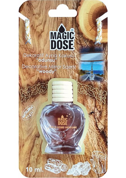 Autokit Magic Dose Dekoratif Ayna Kokusu Odunsu 10ML
