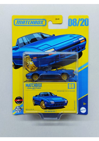 1988 Mazda Rx-7 ( Matchbox Collectors ) Premium Model Araba