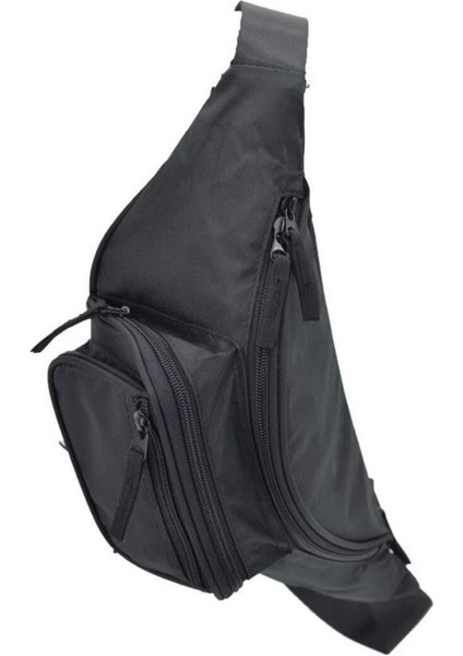 Fonksiyonel Bel Çantası, Siyah, Kullanışlı ve Şık Tasarım