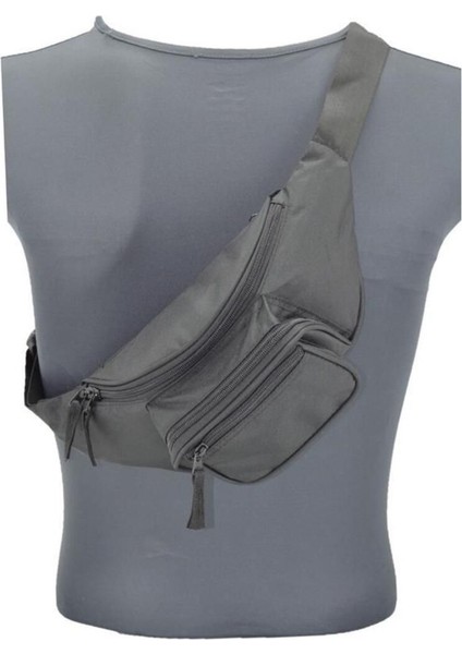 Fonksiyonel Bel Çantası, Siyah, Kullanışlı ve Şık Tasarım