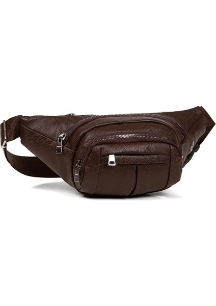 Kahverengi Su Geçirmez Çapraz Omuz ve Bel Çantası, Rahat ve Şık Tasarım. fiyatları