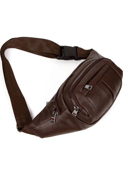 Kahverengi Su Geçirmez Çapraz Omuz ve Bel Çantası, Rahat ve Şık Tasarım. modelleri