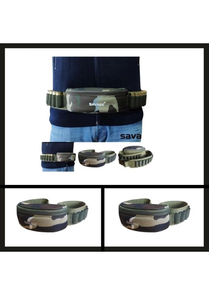 Kahverengi Kamuflaj Bel Çantası, Şık ve Kullanışlı Tasarım ile Rahat Taşıma Sağlar.