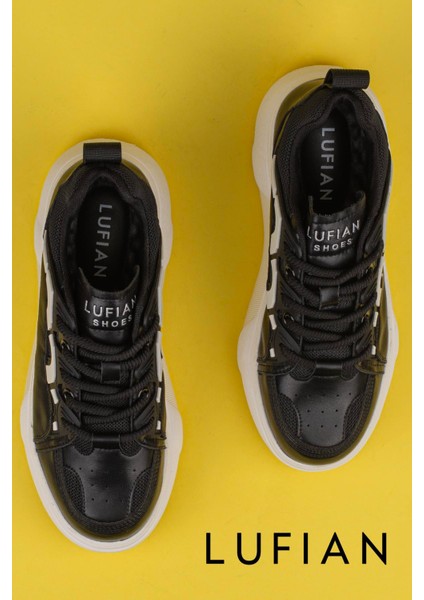Siyah Jake Erkek Deri Sneaker indirimleri