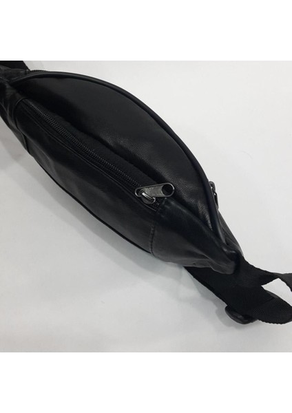 Hakiki Deri Siyah Bel Çantası, Şık ve Kullanışlı Tasarım fırsatları