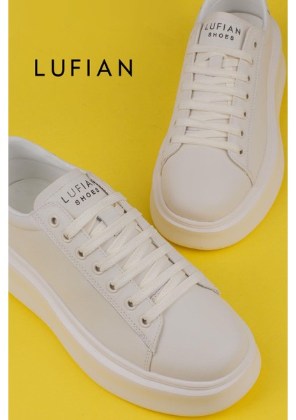 Beyaz Gage Erkek Deri Sneaker Ayakkabı indirimleri