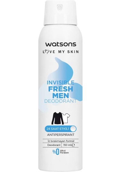 Invisible Flower 150 ml X2 ve Fresh Men 150 ml X2 Deodorant Seti modelleri