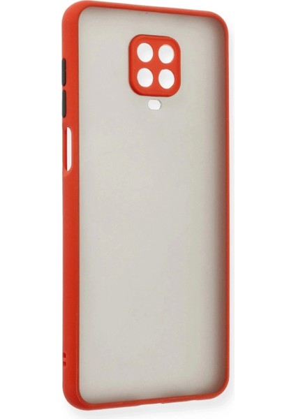 Xiaomi Redmi Note 9 Pro Kılıf Montreal Silikon Kapak - Kırmızı