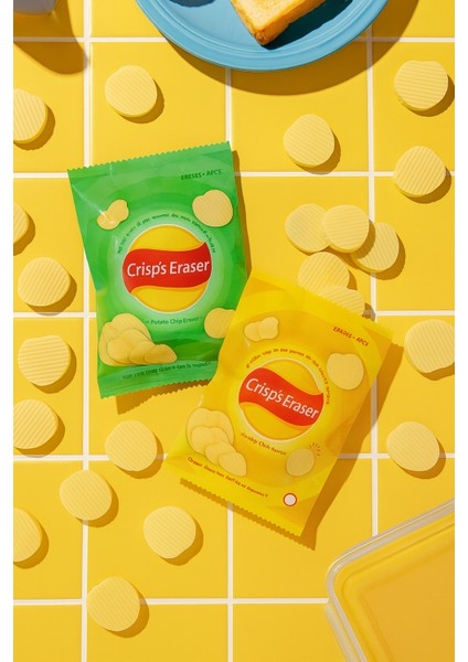 3D Cips Paketli Silgi Cips Şeklinde Silgi Seti – 4’lü Cips Silgi fiyatları