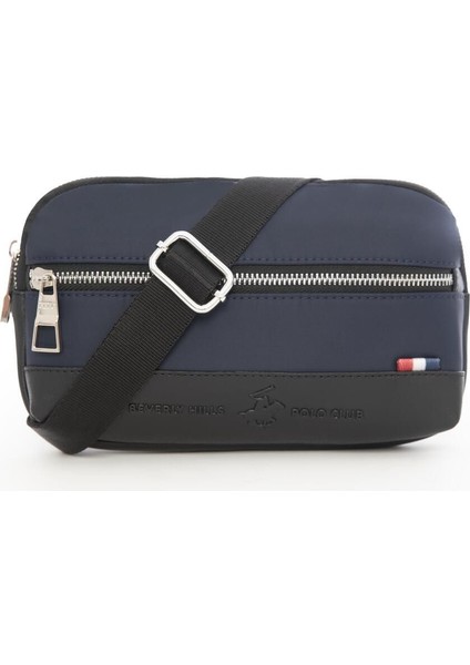 Lacivert Erkek Bel Çantası, Şık ve Fonksiyonel Tasarım, Günlük Kullanım Için Ideal