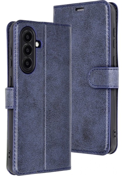 Samsung Galaxy A56 Kılıf Trend S Plus Kapaklı Kılıf - Lacivert