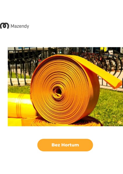 Süper Örme Bez Salma Sulama Hortumu 26CM x 40M Dayanıklı Yassı Bahçe Hortumu fiyatları