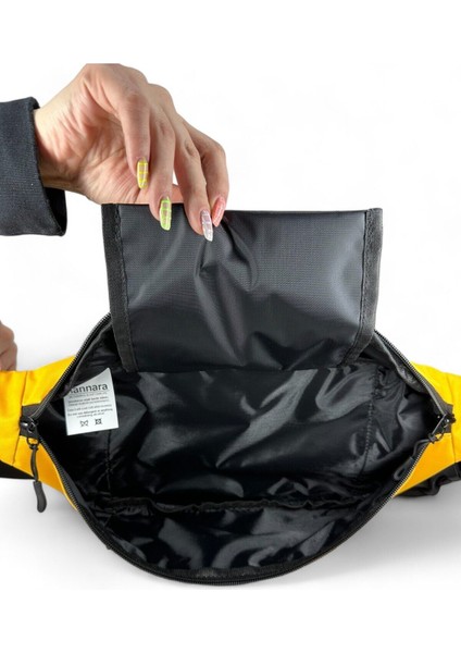 Gri Çok Cepli Omuz ve Bel Çantası, Günlük Kullanım Için Şık ve Pratik Tasarım indirimleri