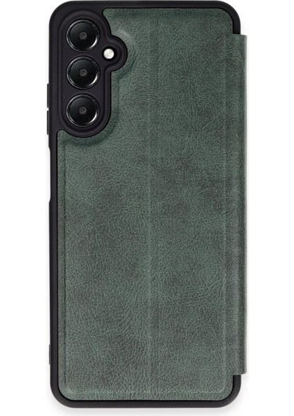 Samsung Galaxy A25 5g Kılıf Flip Cover - Koyu Yeşil