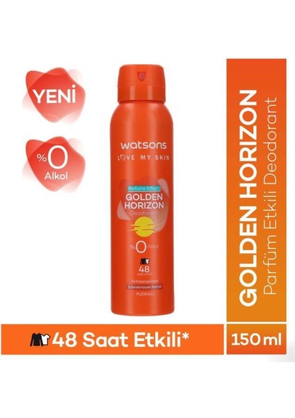 Golden Horizon Deodorant Sprey Pudralı 5x150ml fiyatları