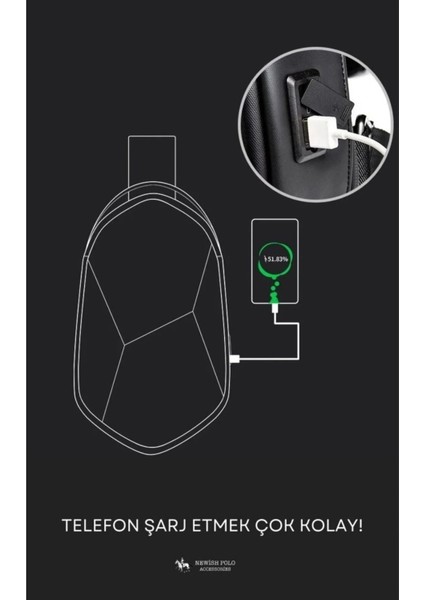 Şık Erkek Siyah Vegan Deri Çapraz Askılı Omuz ve Bel Çantası indirimleri