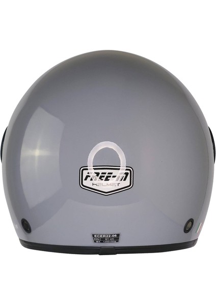 Motosiklet Yarım Kask Güneş Vizörlü Ece 22.06 Motor Kaskı Nardo Grey fırsatları