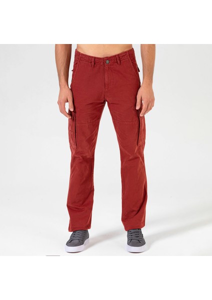 Erkek Pantolonlon Woods Bordo