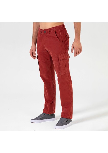 Erkek Pantolonlon Woods Bordo