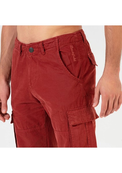 Erkek Pantolonlon Woods Bordo