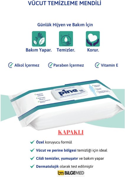 Belbantlı Ön Bariyerli Hasta Bezi Large 30X2 + Temizleme Havlusu 50X3 Set fırsatları