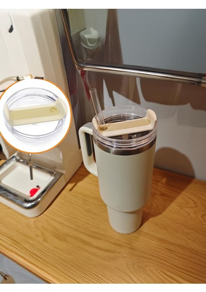 Quencher 40 Oz 1.18 LT Uyumlu Pipetli Termos Kapak - Kapak + Sızdırmaz Set + Pipet indirimleri