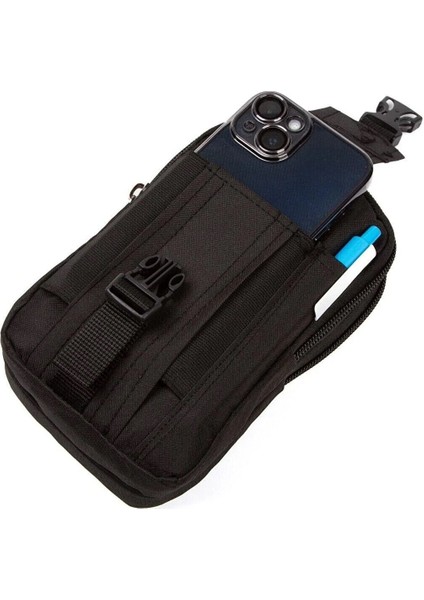 Şık ve Kullanışlı Taktik Bel ve Kemer Çantası, Siyah Renk, NP850 Modeli modelleri