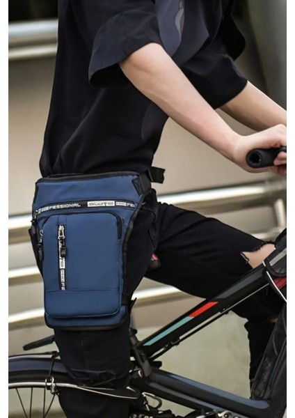 Şık ve Kullanışlı Erkek Bacak ve Omuz Çantası, Siyah Renk Seçeneğiyle Hazır.