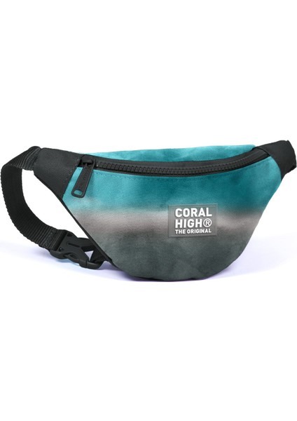 Çocuklar Için Turkuaz Gri Batik Bel Çantası, Şık ve Kullanışlı Tasarım