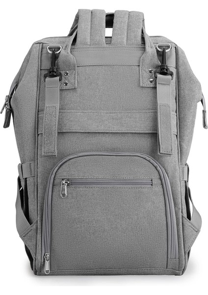 MR8703_07 Supermom Anne Bebek Çok Fonksiyonlu Gri Sırt Çantası fiyatları
